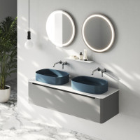 Sapho NYX okrúhle zrkadlo s LED osvetlením ø 50cm NY500