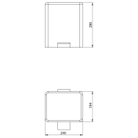 Sapho Odpadkový kôš 5l, Soft Close, nerez mat DR101