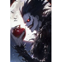 NORIMPEX Diamantové maľovanie Ryuk 30x40cm