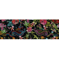 INTERDRUK Panoramatické puzzle: Secret Garden: Dračia záhrada 1000 dielikov