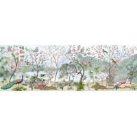 INTERDRUK Panoramatické puzzle: Secret Garden: Vtáčí svet 1000 dielikov