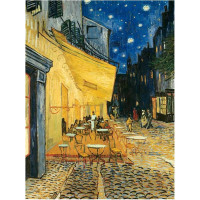 RAVENSBURGER Puzzle Art Collection: Terasa kaviarne v noci 1000 dielikov