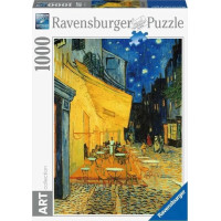 RAVENSBURGER Puzzle Art Collection: Terasa kaviarne v noci 1000 dielikov
