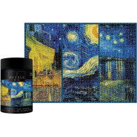 INTERDRUK Puzzle Art: Nočná koláž 1000 dielikov