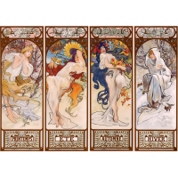 INTERDRUK Puzzle Art: Štyri ročné obdobia 1000 dielikov