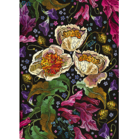 INTERDRUK Puzzle Flowers: Farebné kvety 1000 dielikov