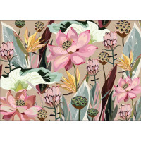 INTERDRUK Puzzle Flowers: Lotusy a Protey 1000 dielikov
