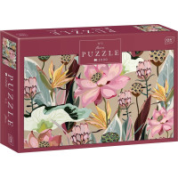 INTERDRUK Puzzle Flowers: Lotusy a Protey 1000 dielikov