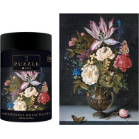 INTERDRUK Puzzle Art: Tichý život s kvetinami 1000 dielikov