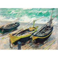 INTERDRUK Puzzle Art: Tri rybárske lode 1000 dielikov