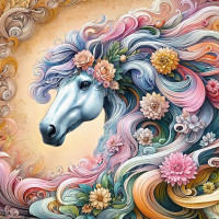 CHERRY PAZZI Puzzle Vysnívaný kôň 1000 dielikov
