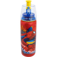 STOR Fľaša na pitie s rozprašovačom Spiderman 575 ml