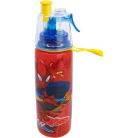 STOR Fľaša na pitie s rozprašovačom Spiderman 575 ml