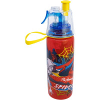 STOR Fľaša na pitie s rozprašovačom Spiderman 575 ml