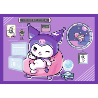 TREFL Puzzle Deň s Kuromi 4v1 (35,48,54,70 dielikov)