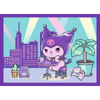 TREFL Puzzle Deň s Kuromi 4v1 (35,48,54,70 dielikov)