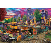 EDUCA Puzzle Bicykle v Amsterdame 6000 dielikov