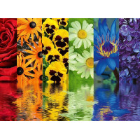RAVENSBURGER Puzzle Kvetinové vzory 500 dielikov