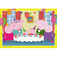 RAVENSBURGER Puzzle Prasiatko Peppa na oslave 2x12 dielikov