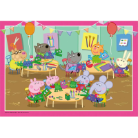 RAVENSBURGER Puzzle Prasiatko Peppa na oslave 2x12 dielikov