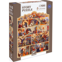 DJECO Puzzle s príbehom Kráľ Artuš 100 dielikov