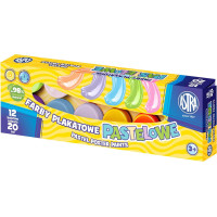 ASTRA Temperové farby 12x20ml pastelové