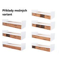 Šuplík VERSO 51 cm - biely