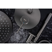 Sprchová podomietková súprava MAXMAX Rea LUNGO GRIP - gun grey