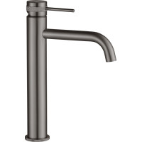 Umývadlová batéria MAXMAX Rea LUNGO GRIP - vysoká - gun grey