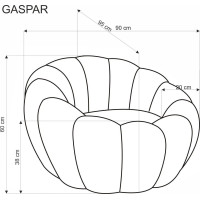 Kreslo GASPAR 2 - béžové