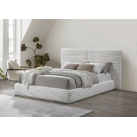 Čalúnená posteľ MADERA 200x160 cm - krémová