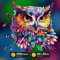 EscapeWelt Drevené puzzle Sovy 300 dielikov