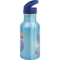 STOR Fľaša na pitie hliníková Stitch 545 ml