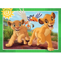 RAVENSBURGER Puzzle Disney: Leví kráľ 4x42 dielikov