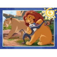 RAVENSBURGER Puzzle Disney: Leví kráľ 4x42 dielikov