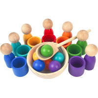 2Kids Toys Dúhové bábiky s loptičkami 7 farieb