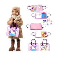 2Kids Toys Senzorické busy kniha Jedonorožec 2
