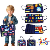 2Kids Toys Senzorická busy kniha Vodné / Dino svet