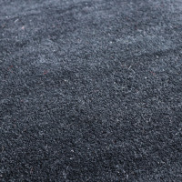 Ručne všívaný kusový koberec Asra wool čierna