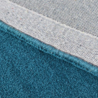 Ručne všívaný kusový koberec Asra wool petrolej
