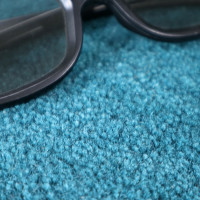 Ručne všívaný kusový koberec Asra wool petrolej