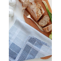 Žakárová kuchynská utierka CARINO 016 - 40x60 cm - modrá ombre