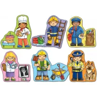 Orchard Toys Puzzle - Čím budem 6 x 3 dieliky