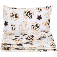 Detské bavlnené obliečky do postieľky 120x90 cm BABYMAM PREMIUM - Myšiak Miki