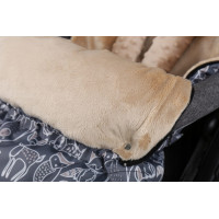 Detský fusak do kočíka BABYMAM Maxi - Boho/béžový