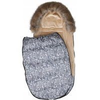 Detský fusak do kočíka BABYMAM Maxi - Boho/béžový