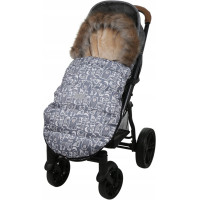 Detský fusak do kočíka BABYMAM Maxi - Boho/béžový