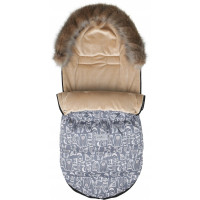 Detský fusak do kočíka BABYMAM Maxi - Boho/béžový