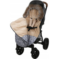 Detský fusak do kočíka BABYMAM Maxi - Boho/béžový