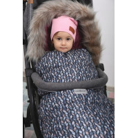 Detský fusak do kočíka BABYMAM Maxi - Copy/jahodový